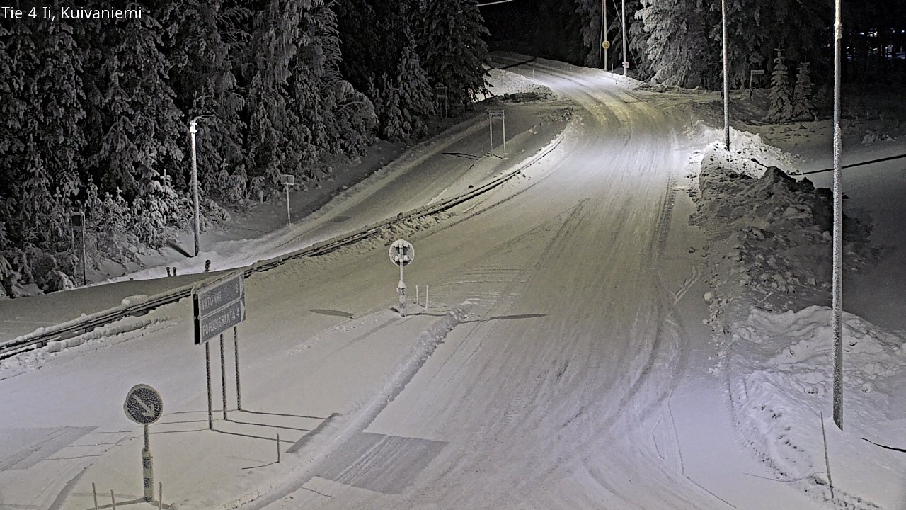 Weather Camera Image Väg 4 Ii, Kuivaniemi, Ii, Pohjois-Pohjanmaa