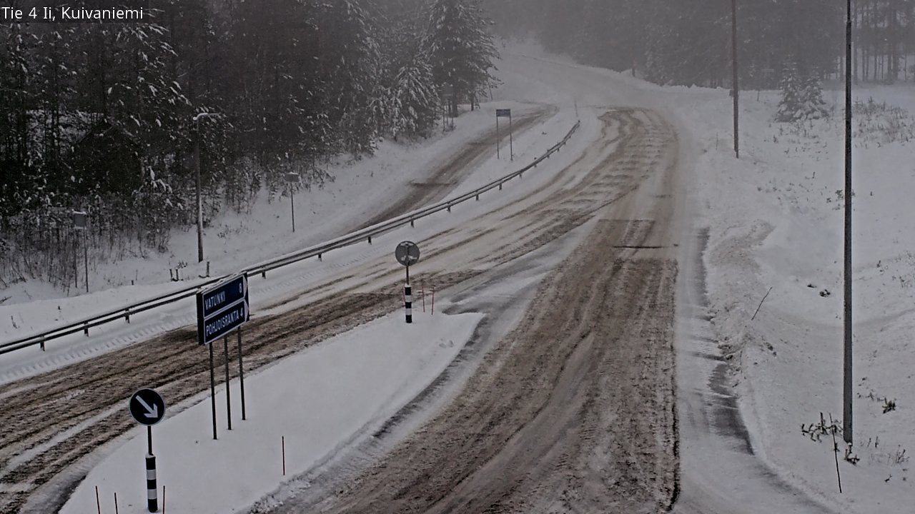 Weather Camera Image Väg 4 Ii, Kuivaniemi, Ii, Pohjois-Pohjanmaa
