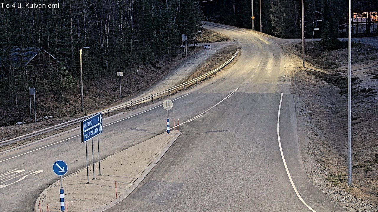 Weather Camera Image Road 4 Ii, Kuivaniemi, Ii, Pohjois-Pohjanmaa