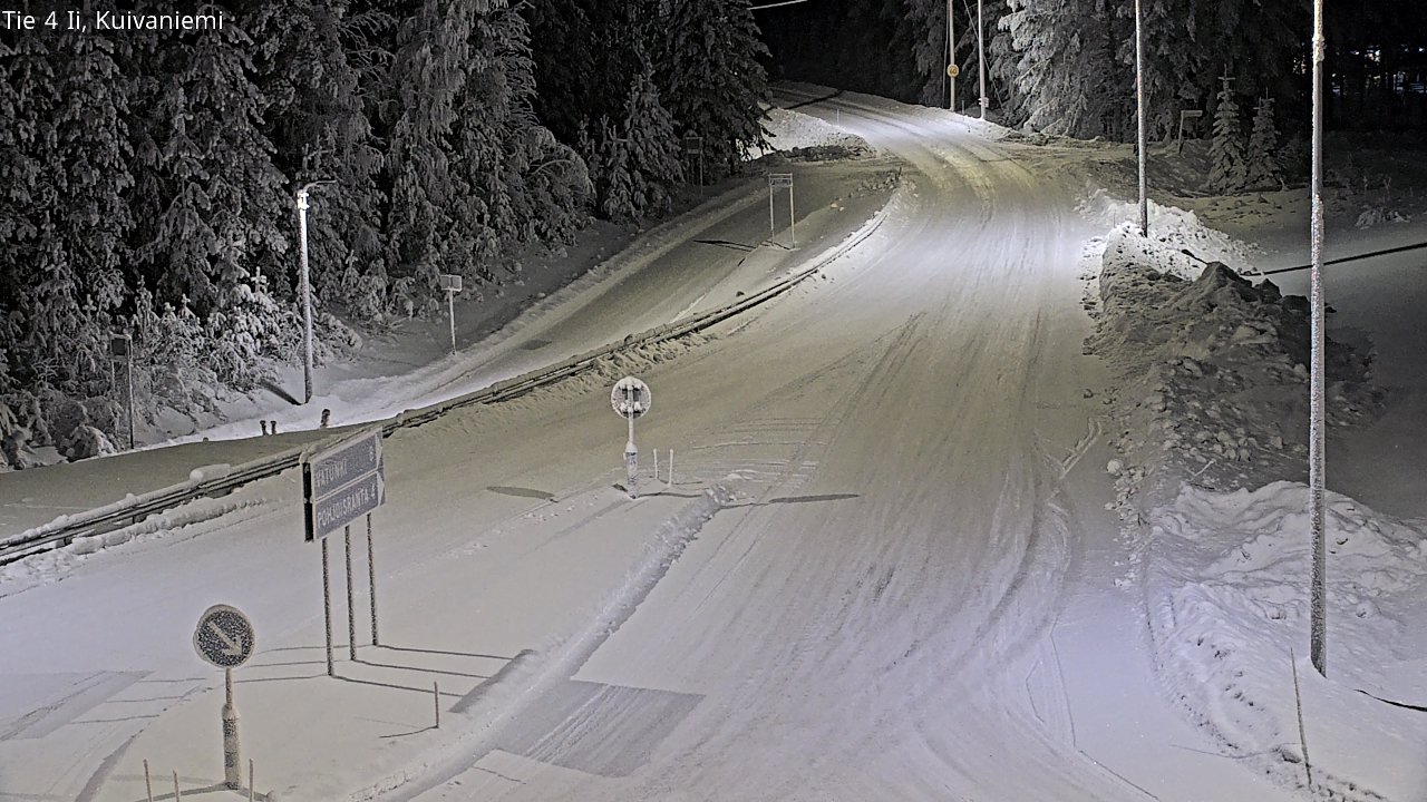 Weather Camera Image Väg 4 Ii, Kuivaniemi, Ii, Pohjois-Pohjanmaa