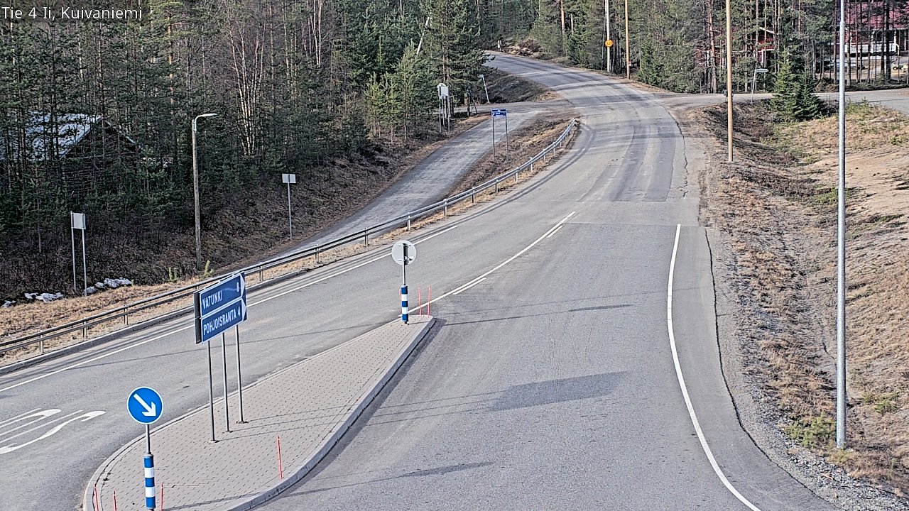 Weather Camera Image Road 4 Ii, Kuivaniemi, Ii, Pohjois-Pohjanmaa