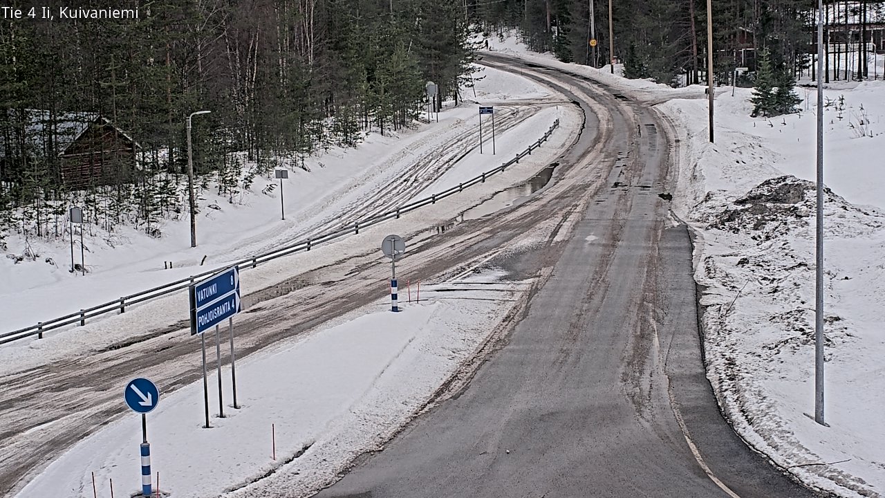 Weather Camera Image Väg 4 Ii, Kuivaniemi, Ii, Pohjois-Pohjanmaa