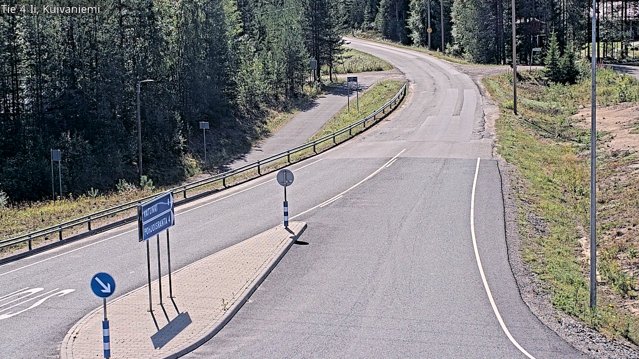 Weather Camera Image Väg 4 Ii, Kuivaniemi, Ii, Pohjois-Pohjanmaa