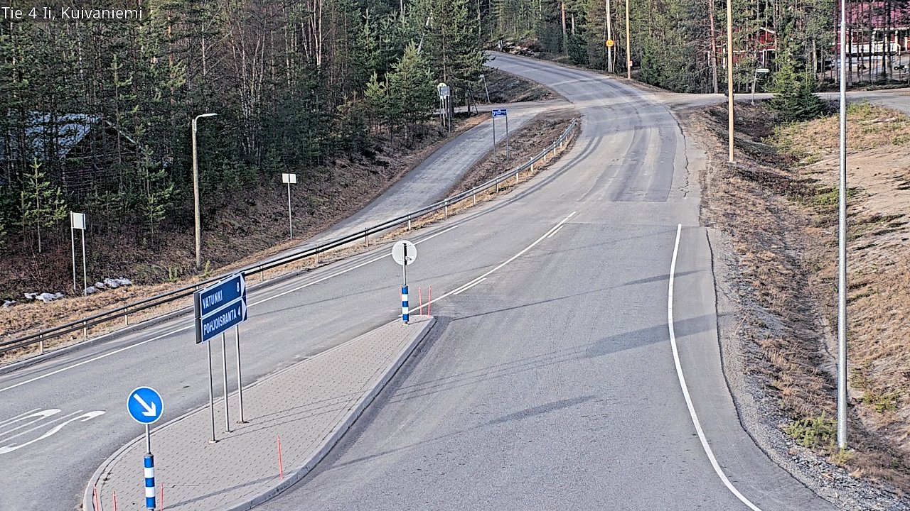 Weather Camera Image Road 4 Ii, Kuivaniemi, Ii, Pohjois-Pohjanmaa