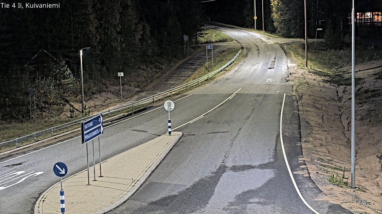 Weather Camera Image Road 4 Ii, Kuivaniemi, Ii, Pohjois-Pohjanmaa