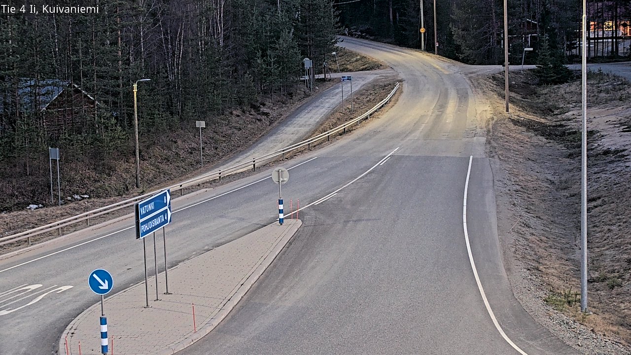 Weather Camera Image Road 4 Ii, Kuivaniemi, Ii, Pohjois-Pohjanmaa