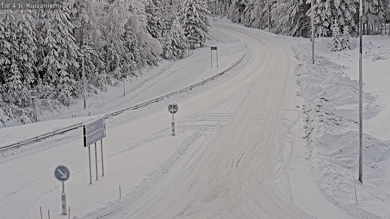 Weather Camera Image Väg 4 Ii, Kuivaniemi, Ii, Pohjois-Pohjanmaa
