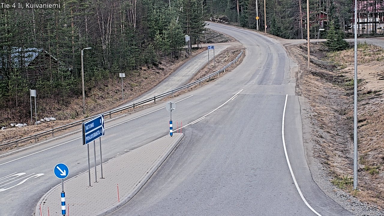 Weather Camera Image Road 4 Ii, Kuivaniemi, Ii, Pohjois-Pohjanmaa