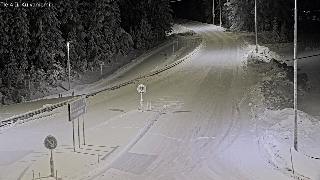 Weather Camera Image Road 4 Ii, Kuivaniemi, Ii, Pohjois-Pohjanmaa