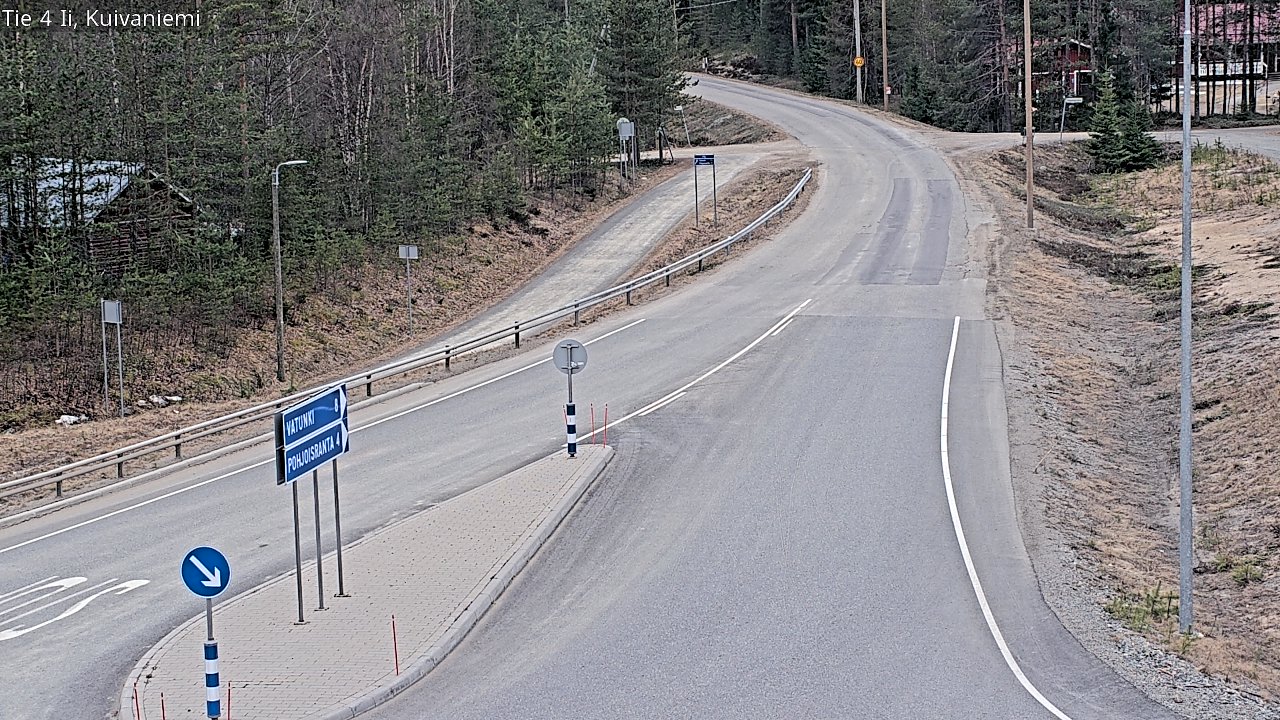 Kelikamerat Kuva Tie 4 Ii, Kuivaniemi, Ii, Pohjois-Pohjanmaa