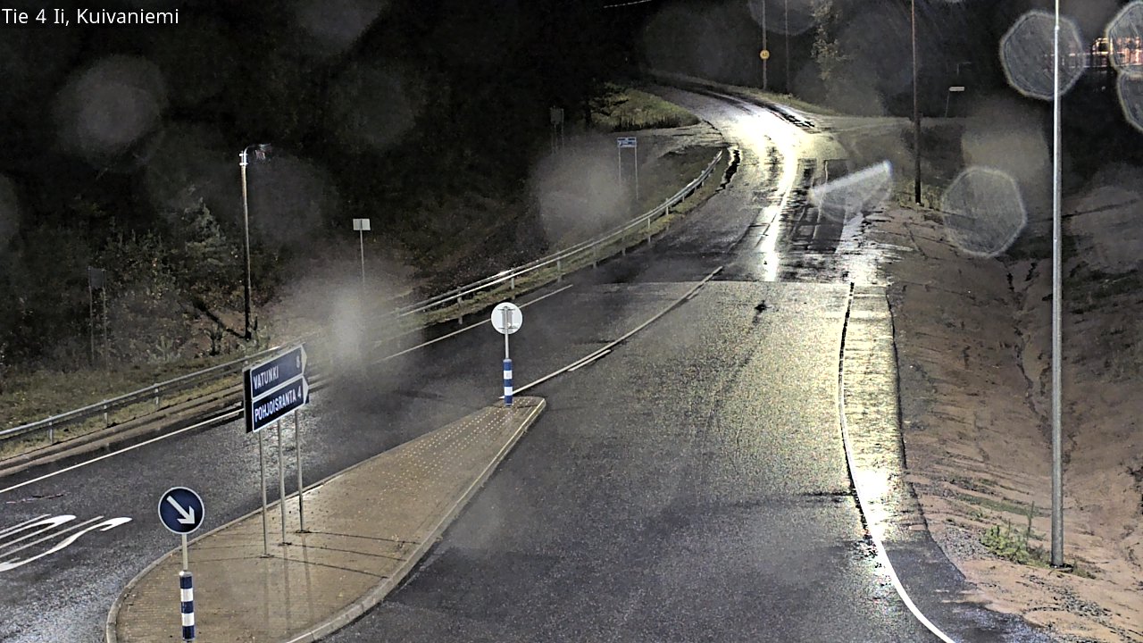 Weather Camera Image Road 4 Ii, Kuivaniemi, Ii, Pohjois-Pohjanmaa