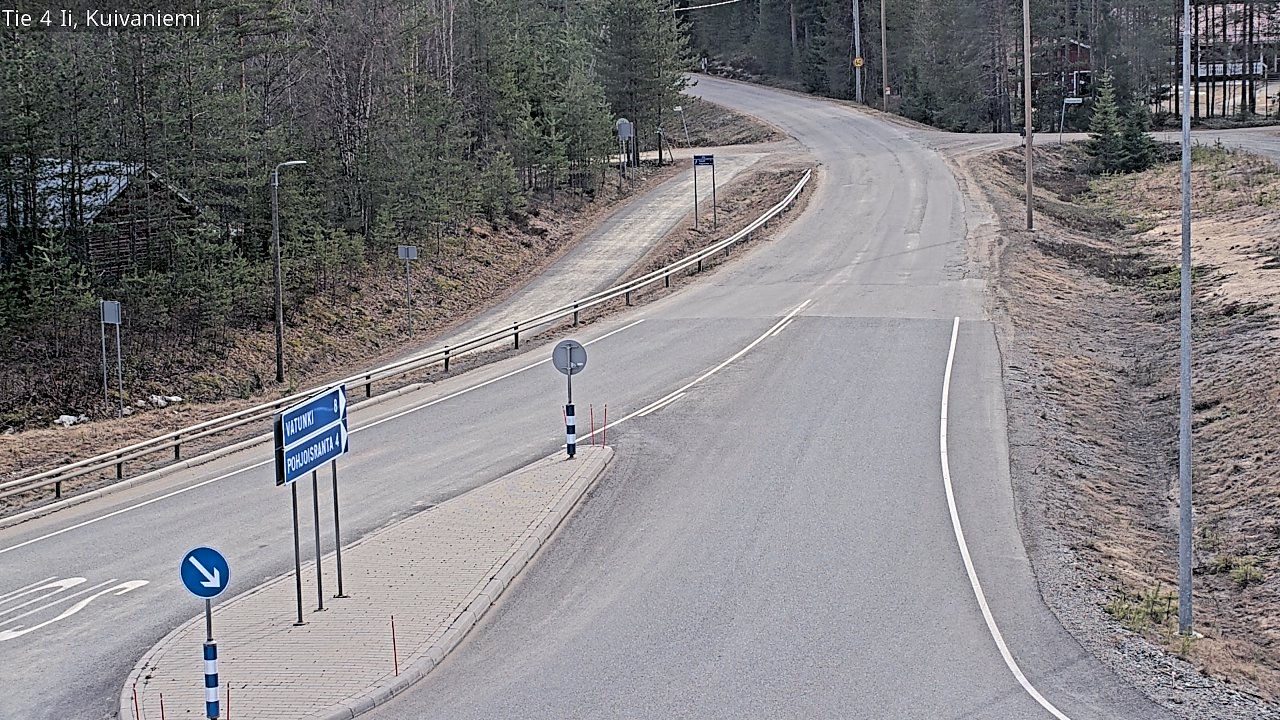 Weather Camera Image Road 4 Ii, Kuivaniemi, Ii, Pohjois-Pohjanmaa
