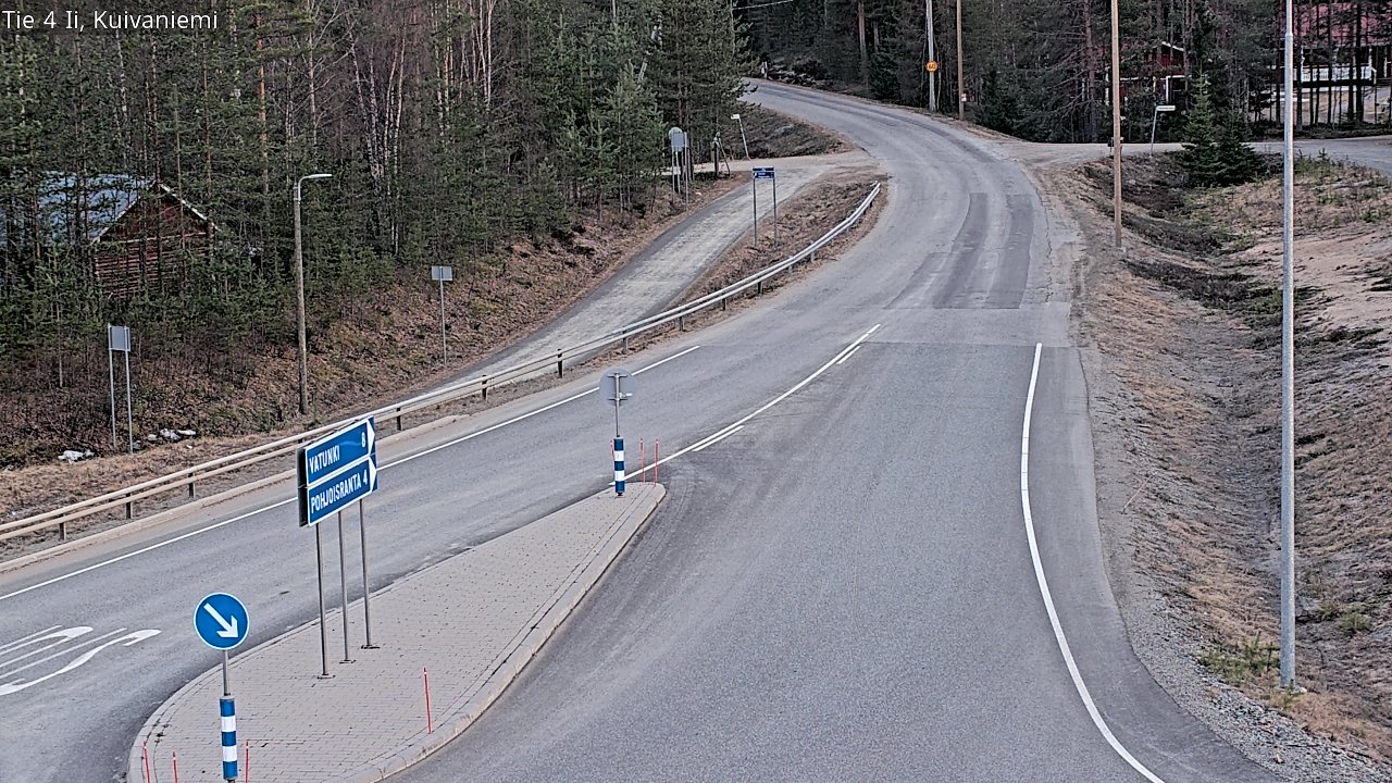 Weather Camera Image Road 4 Ii, Kuivaniemi, Ii, Pohjois-Pohjanmaa