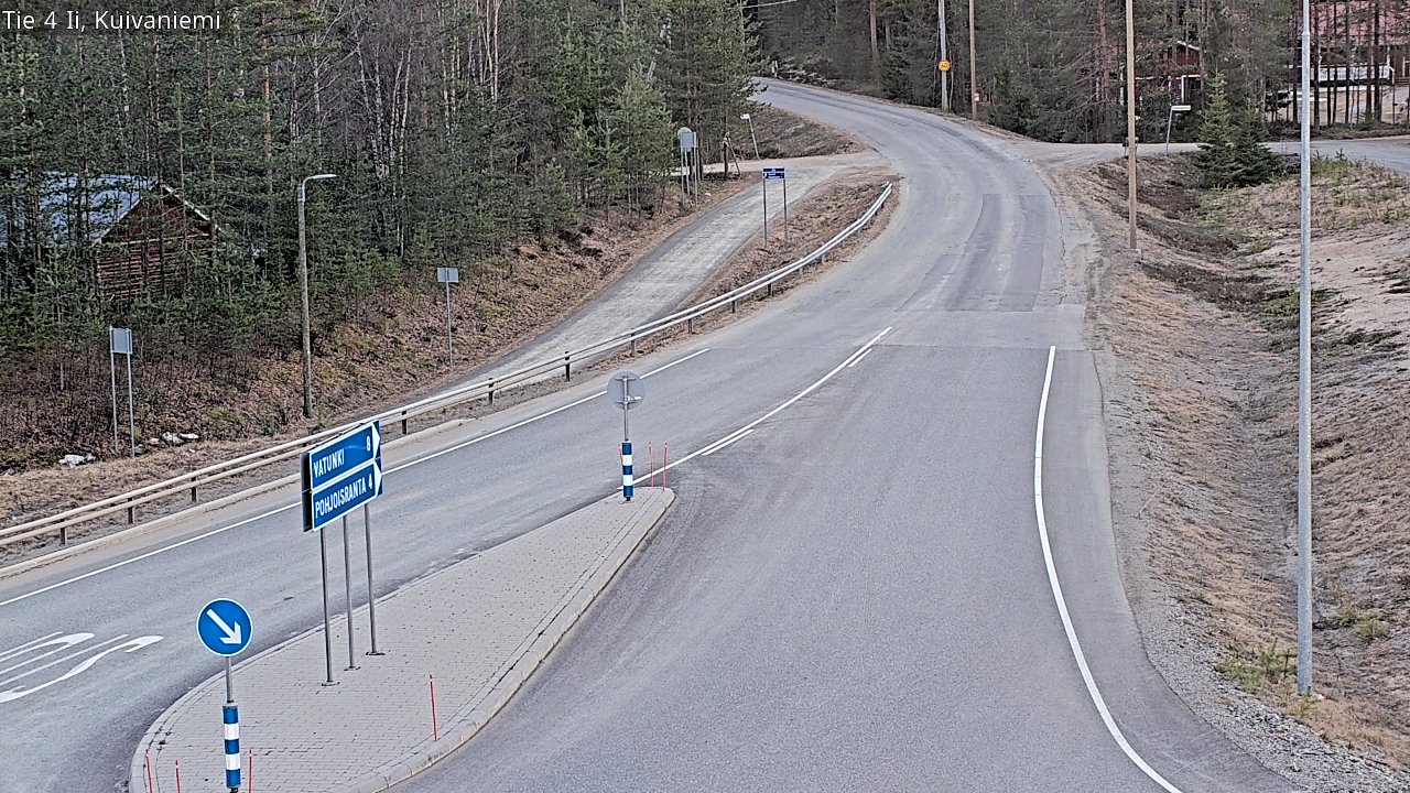 Weather Camera Image Road 4 Ii, Kuivaniemi, Ii, Pohjois-Pohjanmaa