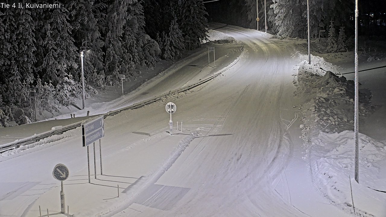 Weather Camera Image Väg 4 Ii, Kuivaniemi, Ii, Pohjois-Pohjanmaa
