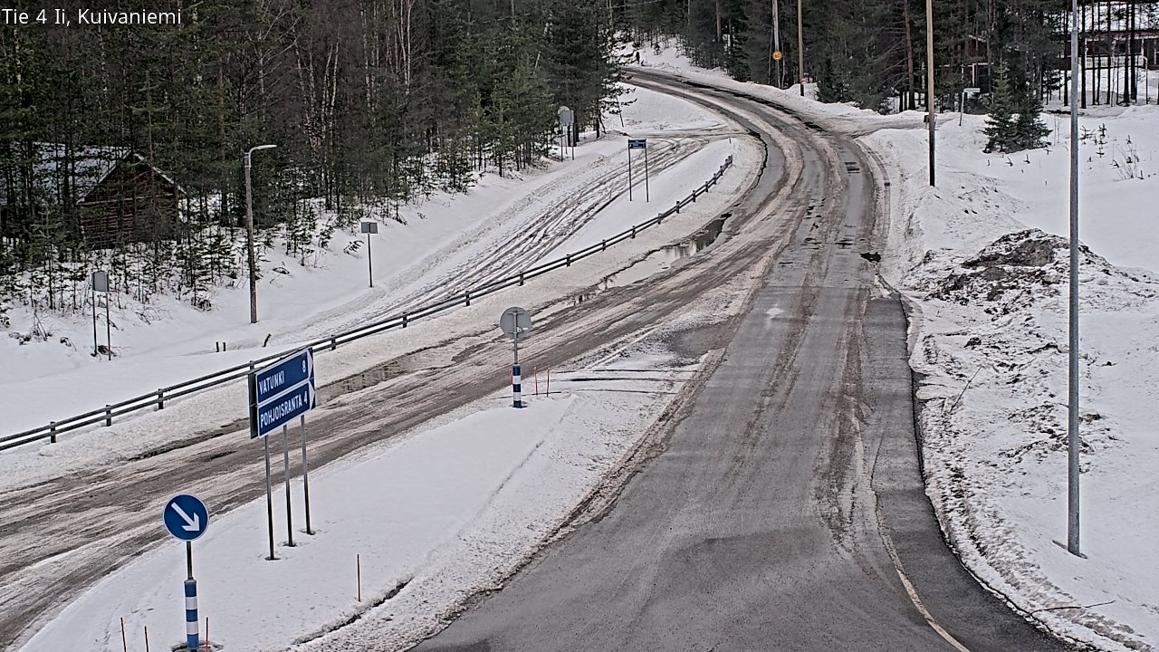 Weather Camera Image Väg 4 Ii, Kuivaniemi, Ii, Pohjois-Pohjanmaa