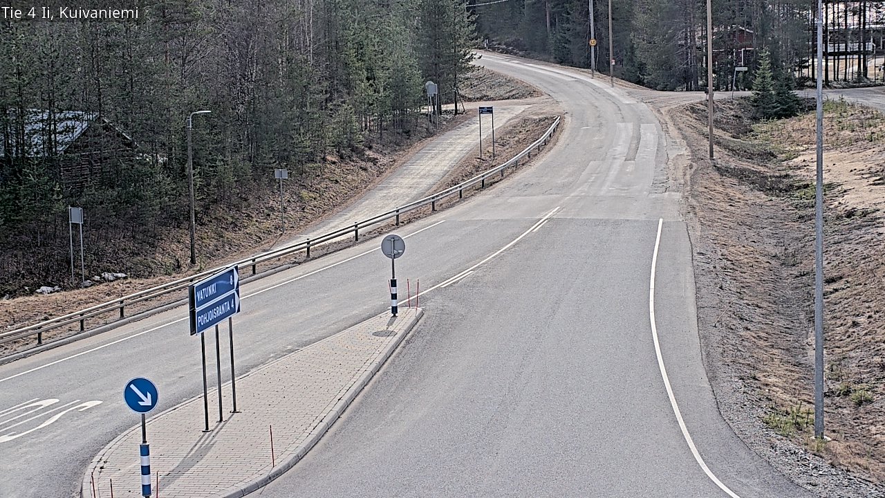 Weather Camera Image Road 4 Ii, Kuivaniemi, Ii, Pohjois-Pohjanmaa