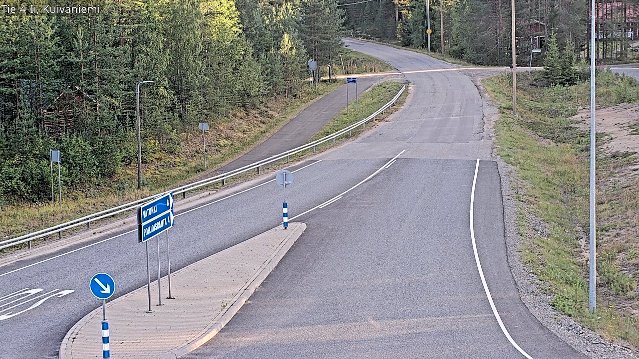 Weather Camera Image Väg 4 Ii, Kuivaniemi, Ii, Pohjois-Pohjanmaa
