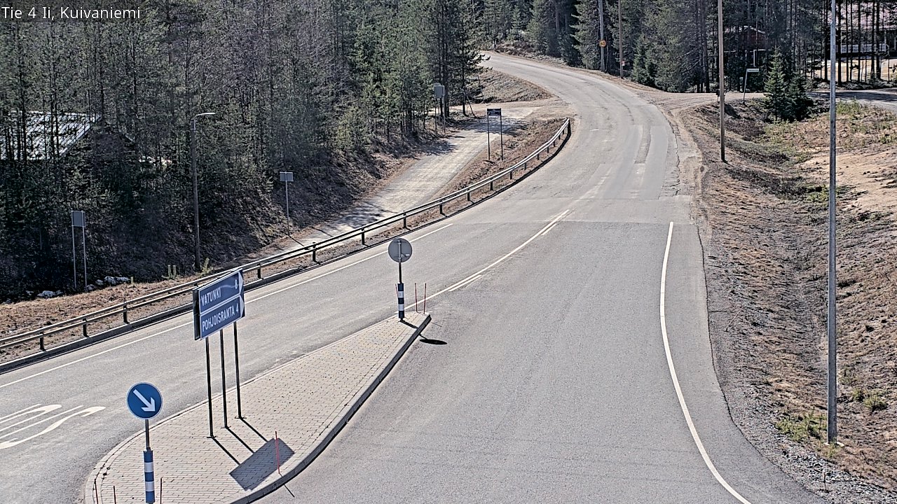 Weather Camera Image Road 4 Ii, Kuivaniemi, Ii, Pohjois-Pohjanmaa