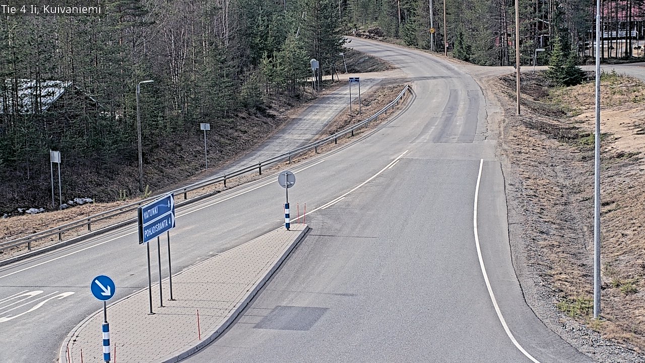 Weather Camera Image Road 4 Ii, Kuivaniemi, Ii, Pohjois-Pohjanmaa