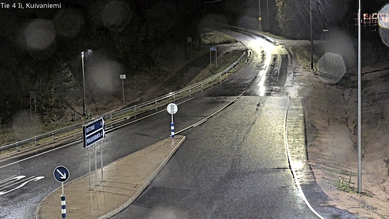 Weather Camera Image Road 4 Ii, Kuivaniemi, Ii, Pohjois-Pohjanmaa