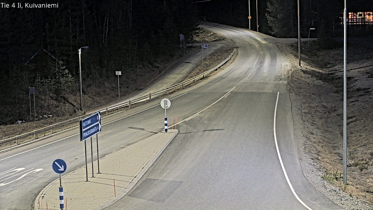 Weather Camera Image Väg 4 Ii, Kuivaniemi, Ii, Pohjois-Pohjanmaa