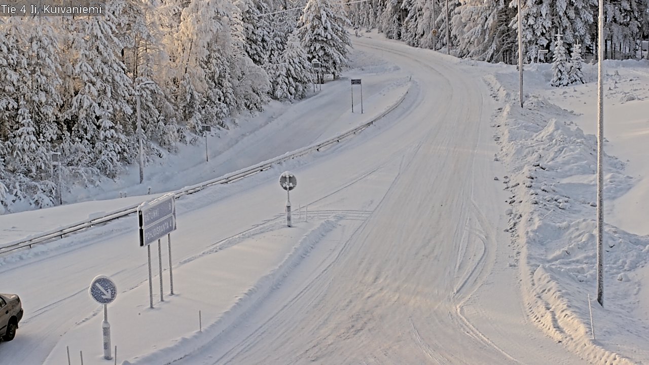 Weather Camera Image Väg 4 Ii, Kuivaniemi, Ii, Pohjois-Pohjanmaa