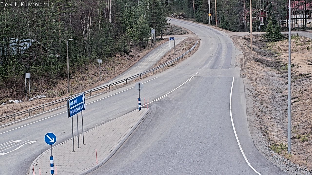 Weather Camera Image Road 4 Ii, Kuivaniemi, Ii, Pohjois-Pohjanmaa