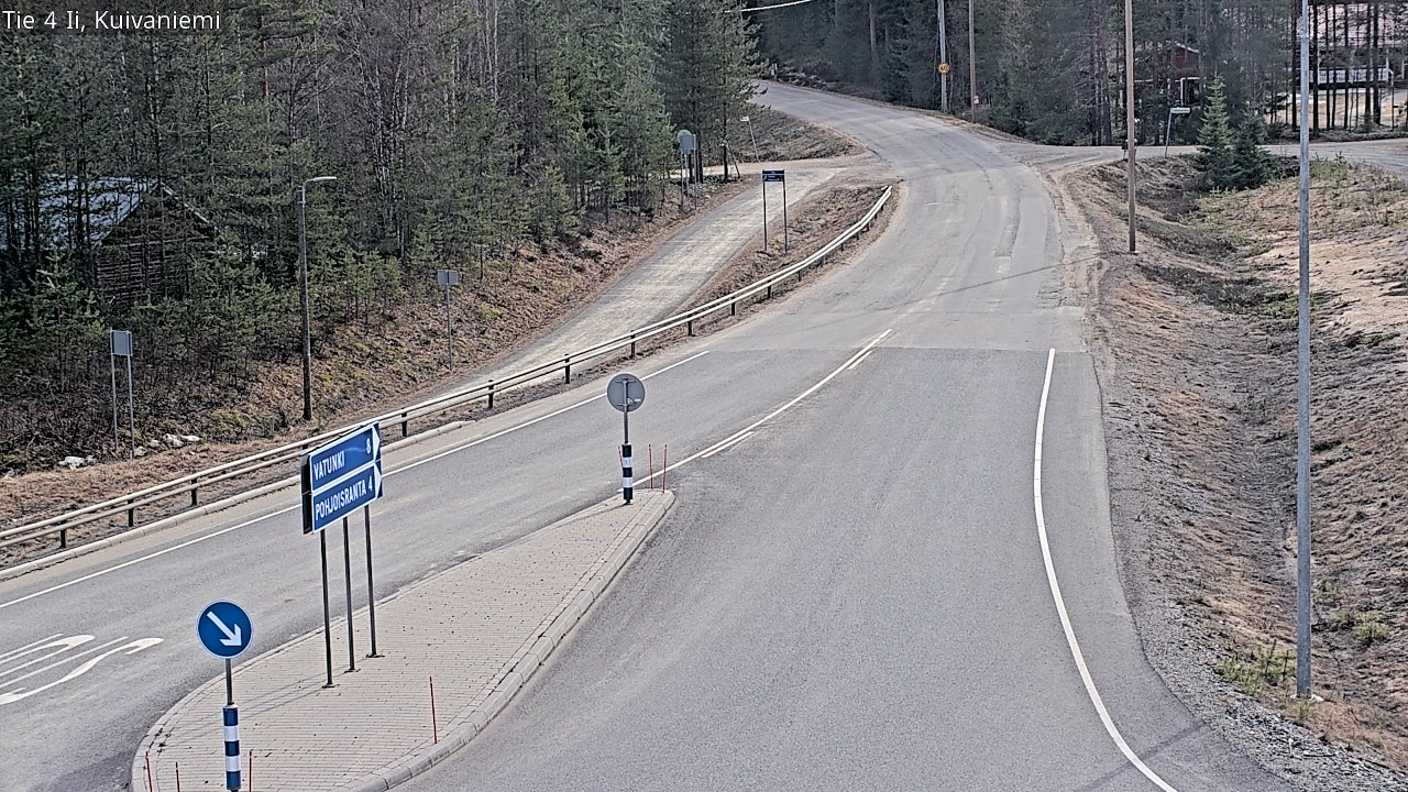 Weather Camera Image Road 4 Ii, Kuivaniemi, Ii, Pohjois-Pohjanmaa