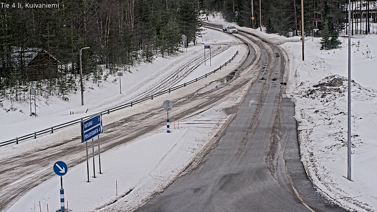 Weather Camera Image Väg 4 Ii, Kuivaniemi, Ii, Pohjois-Pohjanmaa