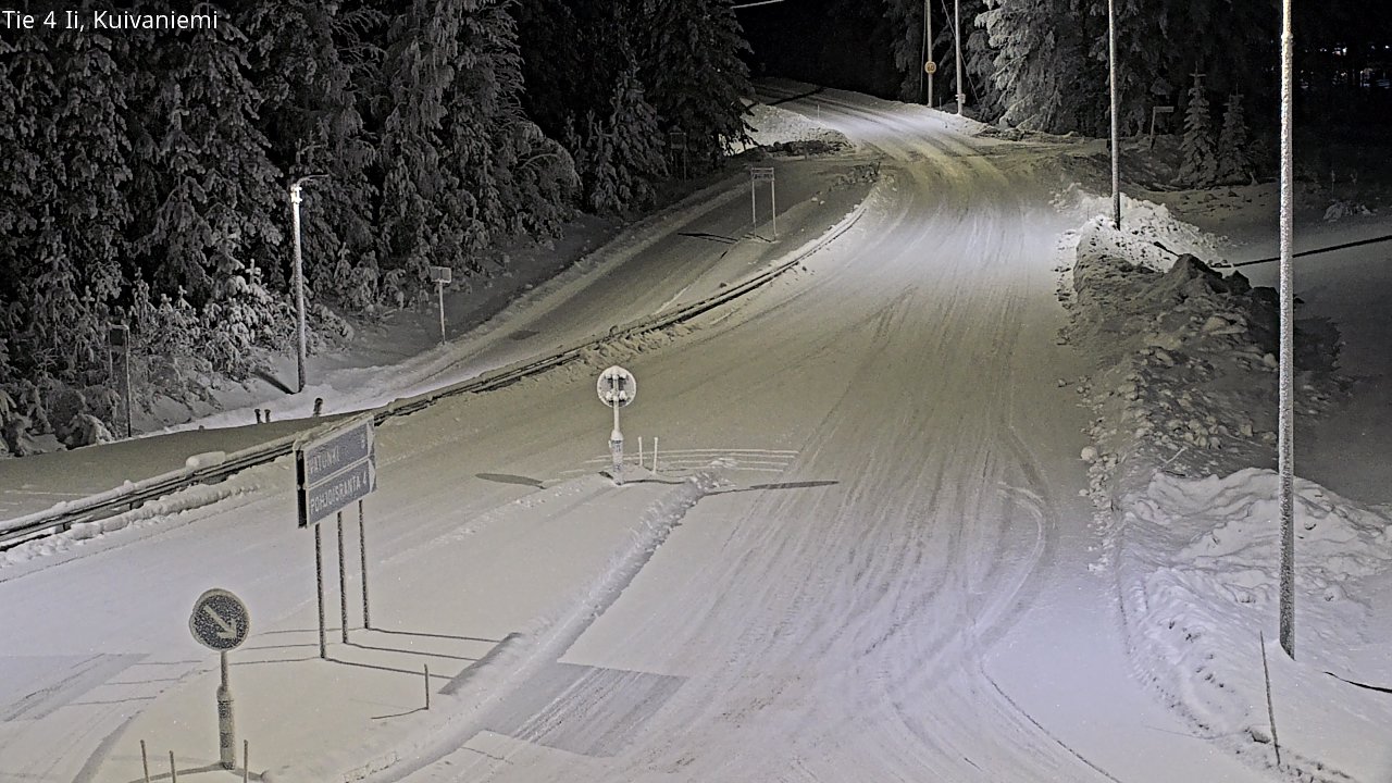 Weather Camera Image Väg 4 Ii, Kuivaniemi, Ii, Pohjois-Pohjanmaa
