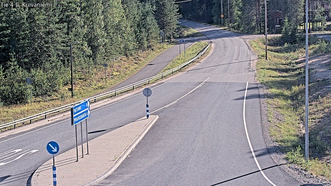Weather Camera Image Väg 4 Ii, Kuivaniemi, Ii, Pohjois-Pohjanmaa
