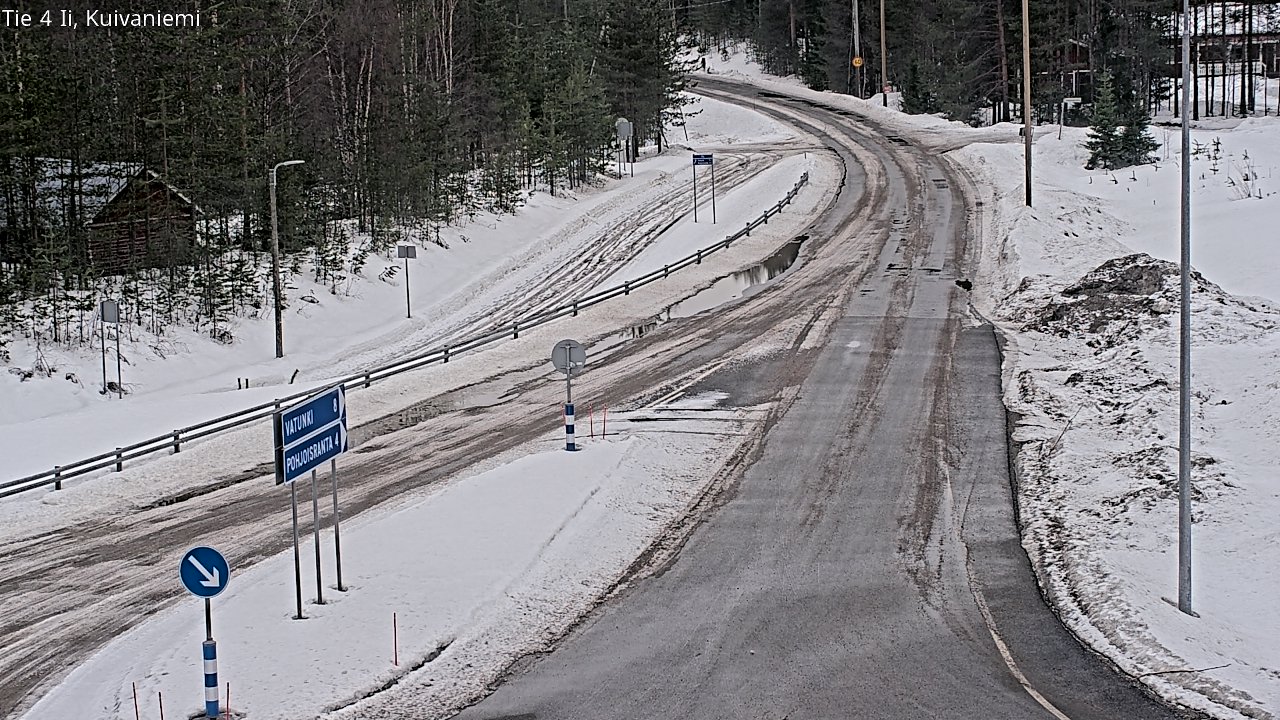 Weather Camera Image Väg 4 Ii, Kuivaniemi, Ii, Pohjois-Pohjanmaa