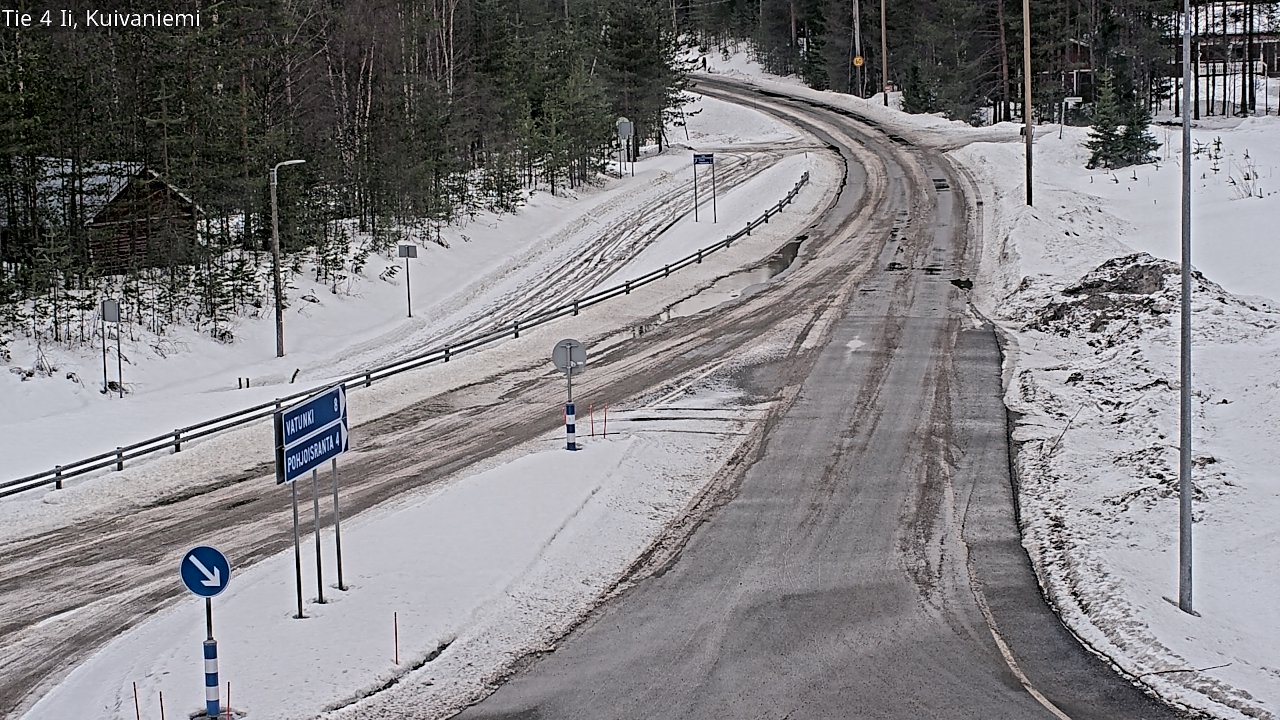 Weather Camera Image Väg 4 Ii, Kuivaniemi, Ii, Pohjois-Pohjanmaa