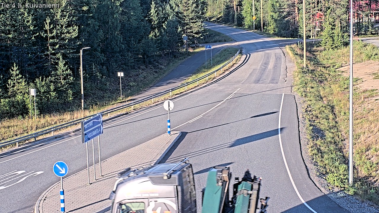 Weather Camera Image Väg 4 Ii, Kuivaniemi, Ii, Pohjois-Pohjanmaa