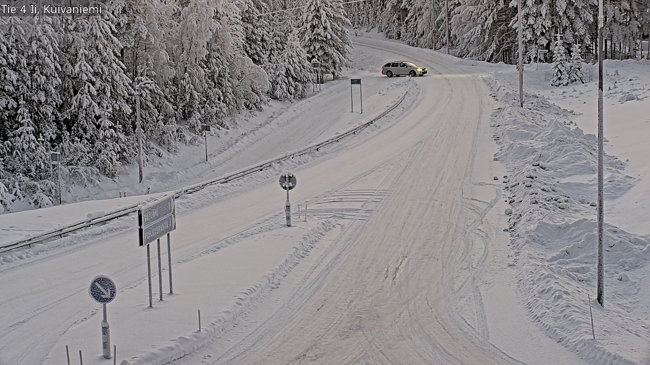 Weather Camera Image Väg 4 Ii, Kuivaniemi, Ii, Pohjois-Pohjanmaa