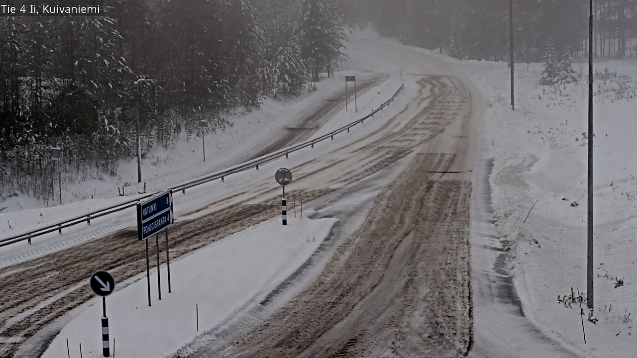 Weather Camera Image Väg 4 Ii, Kuivaniemi, Ii, Pohjois-Pohjanmaa