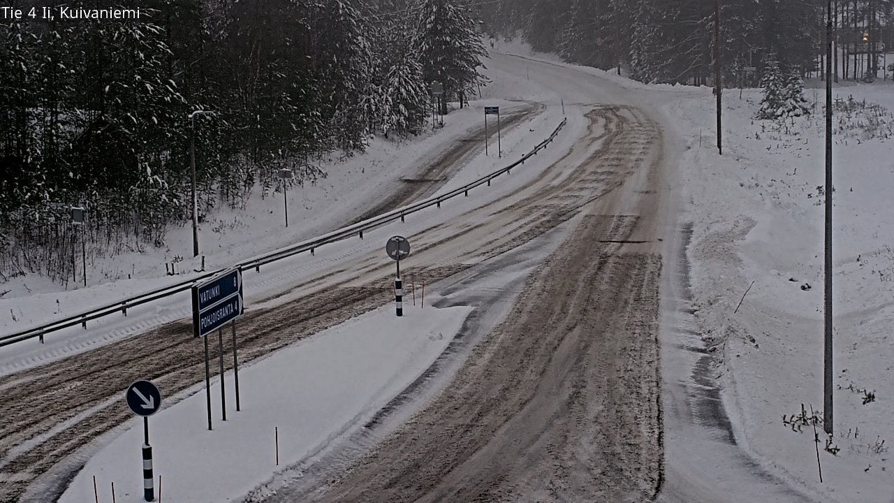 Weather Camera Image Väg 4 Ii, Kuivaniemi, Ii, Pohjois-Pohjanmaa