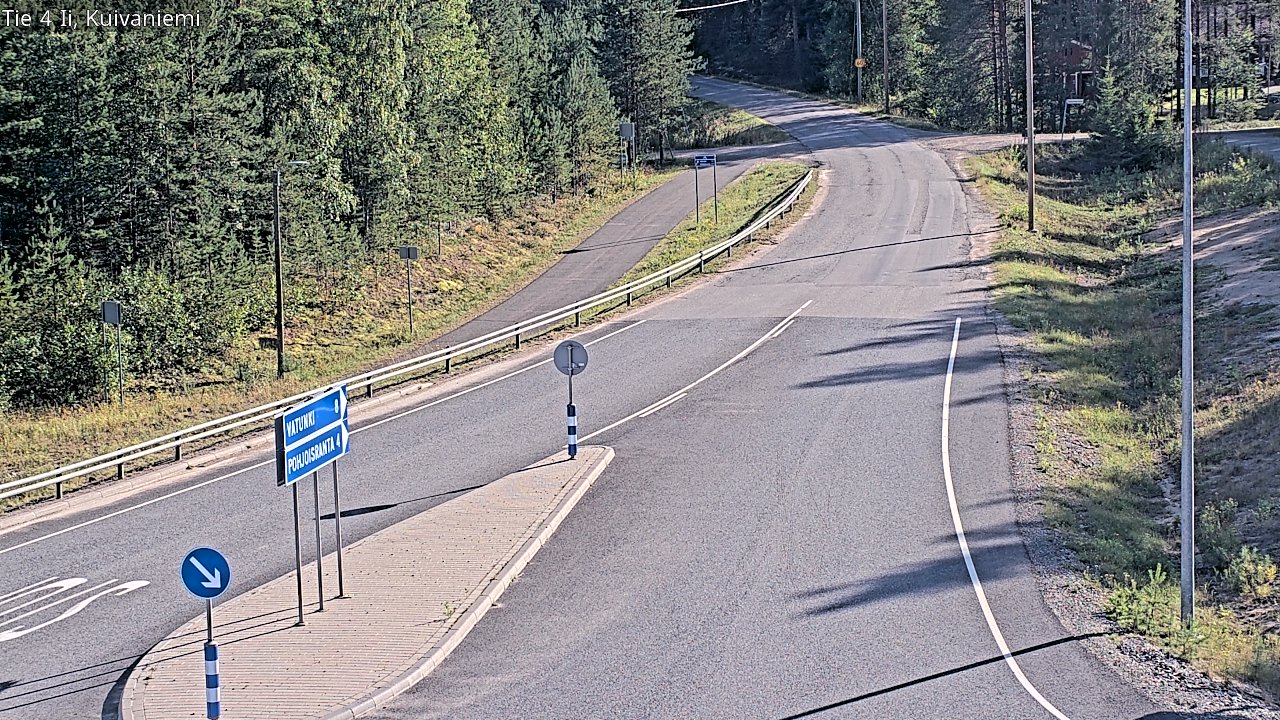 Weather Camera Image Väg 4 Ii, Kuivaniemi, Ii, Pohjois-Pohjanmaa