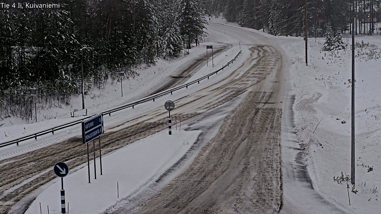 Weather Camera Image Väg 4 Ii, Kuivaniemi, Ii, Pohjois-Pohjanmaa