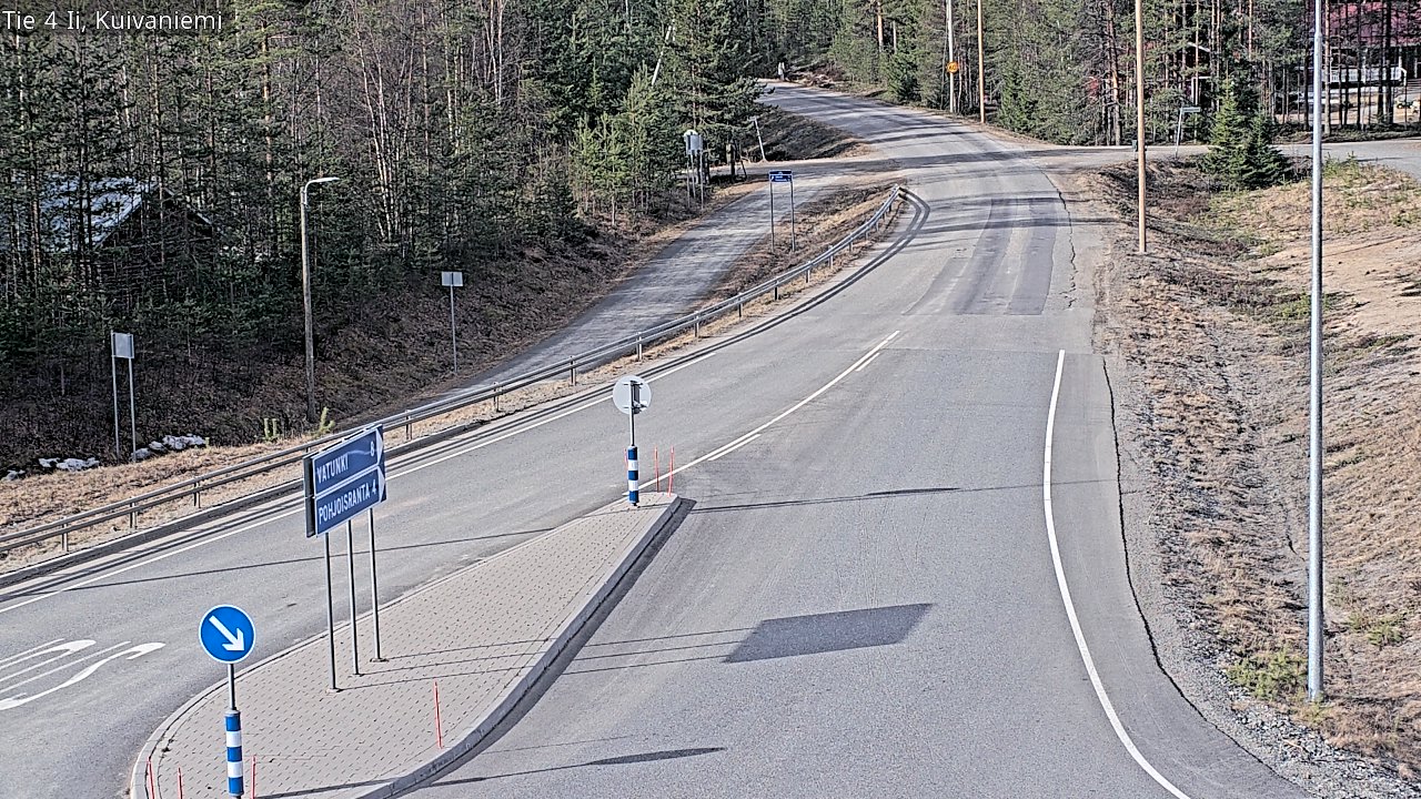 Weather Camera Image Road 4 Ii, Kuivaniemi, Ii, Pohjois-Pohjanmaa