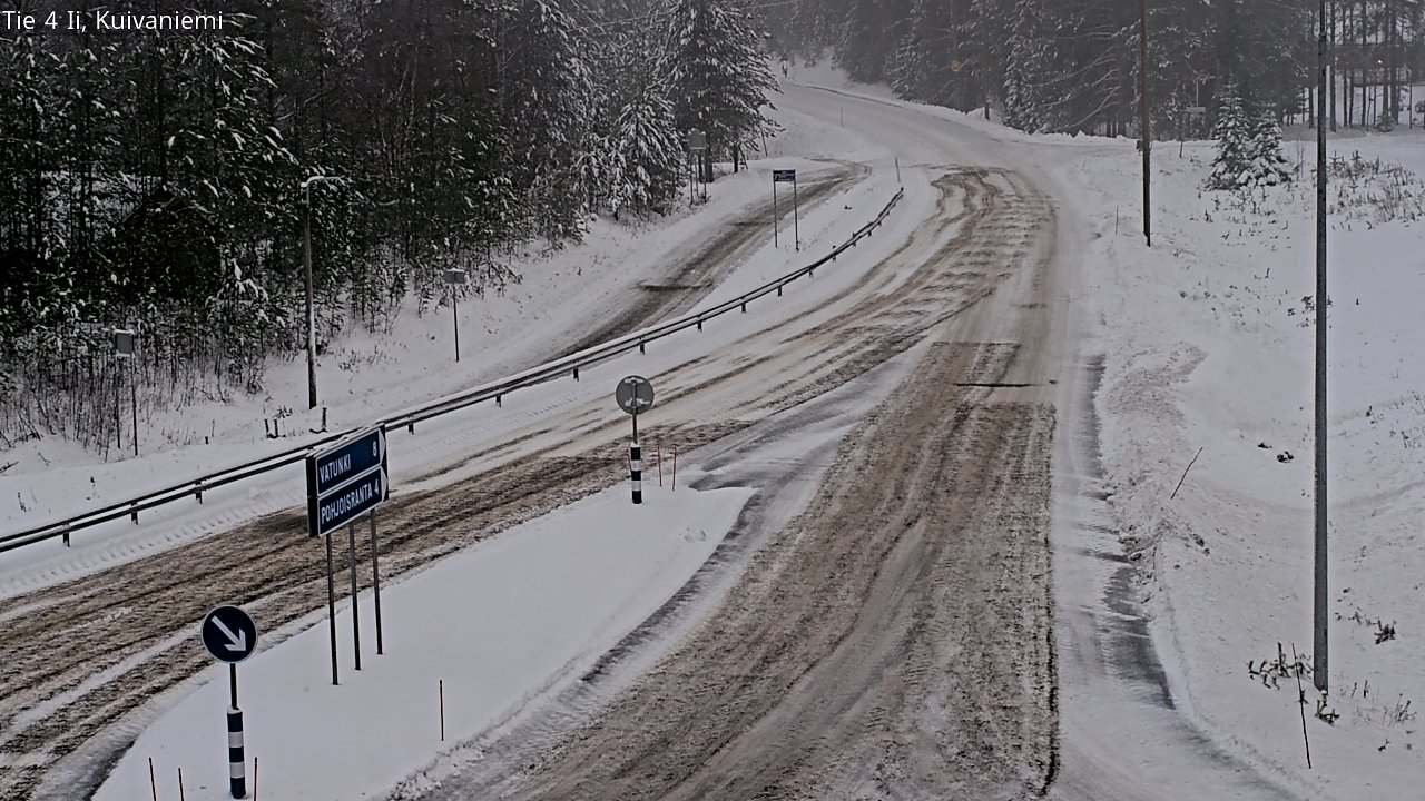 Weather Camera Image Väg 4 Ii, Kuivaniemi, Ii, Pohjois-Pohjanmaa