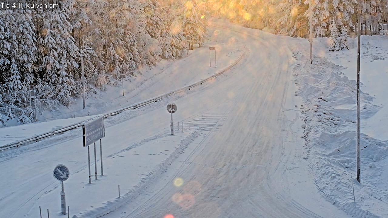 Weather Camera Image Road 4 Ii, Kuivaniemi, Ii, Pohjois-Pohjanmaa