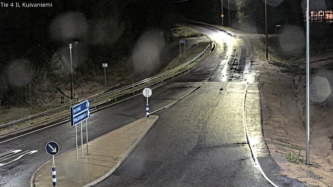 Weather Camera Image Road 4 Ii, Kuivaniemi, Ii, Pohjois-Pohjanmaa