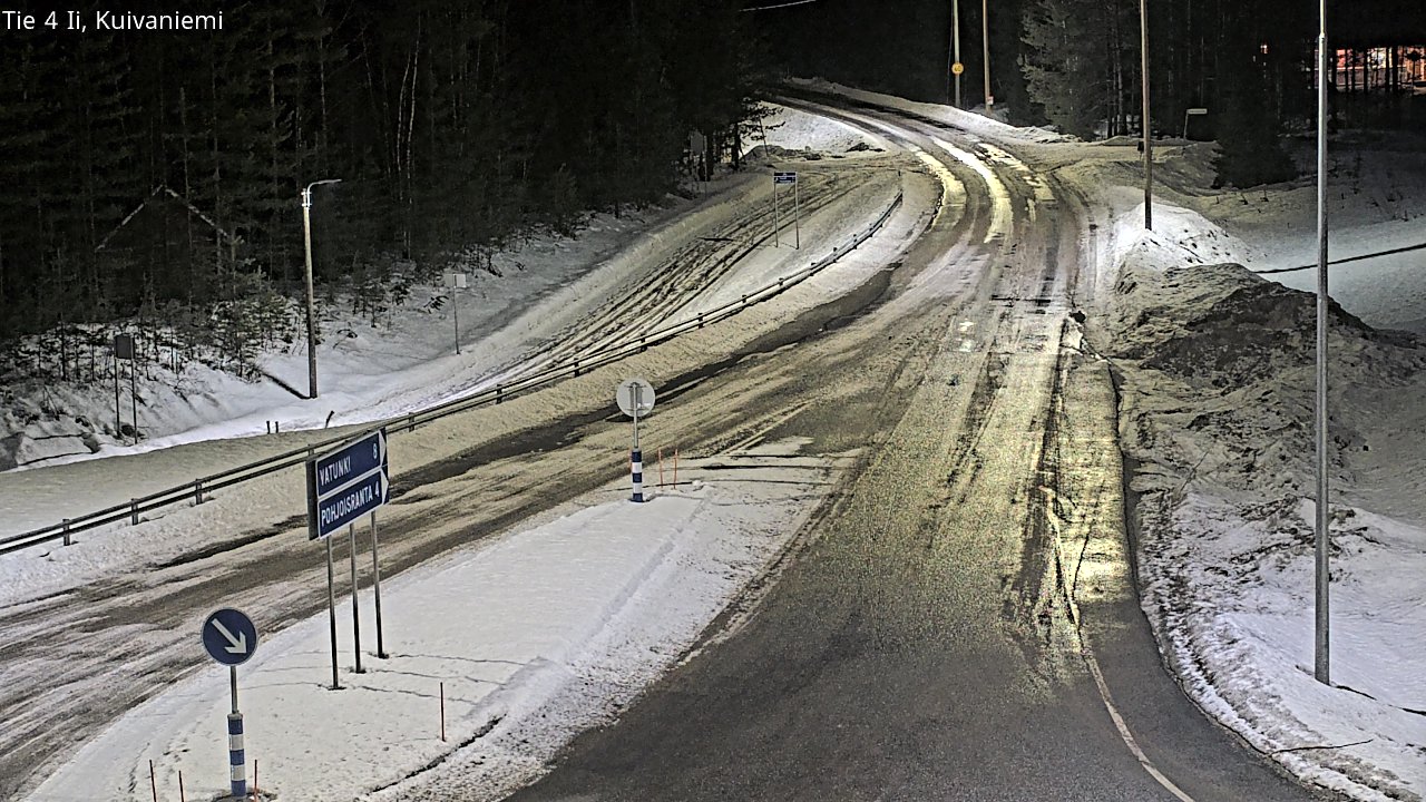 Weather Camera Image Väg 4 Ii, Kuivaniemi, Ii, Pohjois-Pohjanmaa