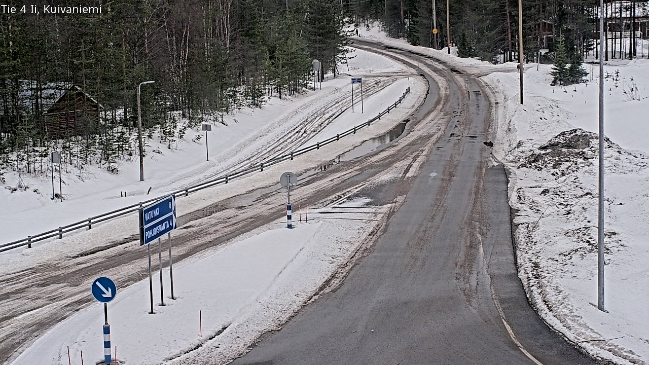 Weather Camera Image Väg 4 Ii, Kuivaniemi, Ii, Pohjois-Pohjanmaa