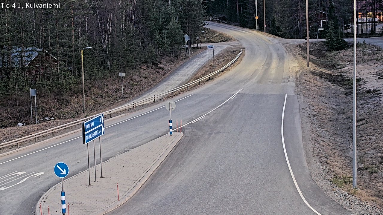Weather Camera Image Road 4 Ii, Kuivaniemi, Ii, Pohjois-Pohjanmaa