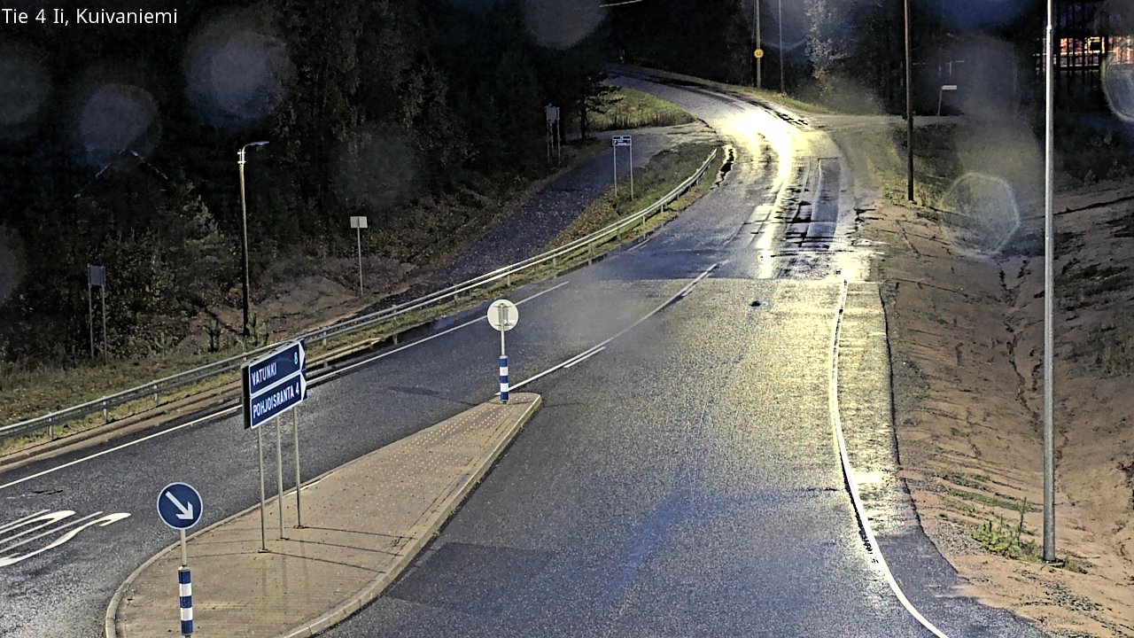 Weather Camera Image Road 4 Ii, Kuivaniemi, Ii, Pohjois-Pohjanmaa