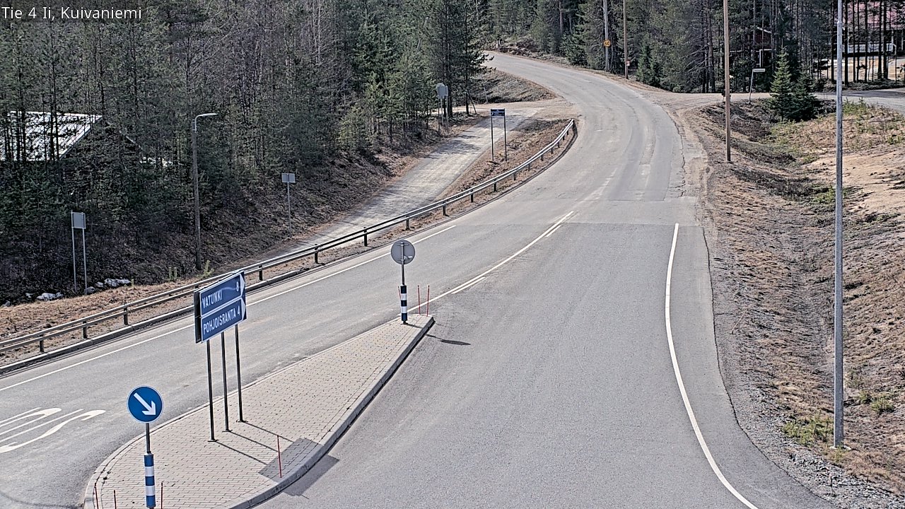 Weather Camera Image Road 4 Ii, Kuivaniemi, Ii, Pohjois-Pohjanmaa