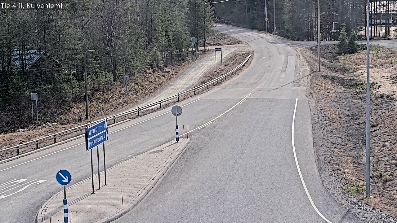 Weather Camera Image Road 4 Ii, Kuivaniemi, Ii, Pohjois-Pohjanmaa